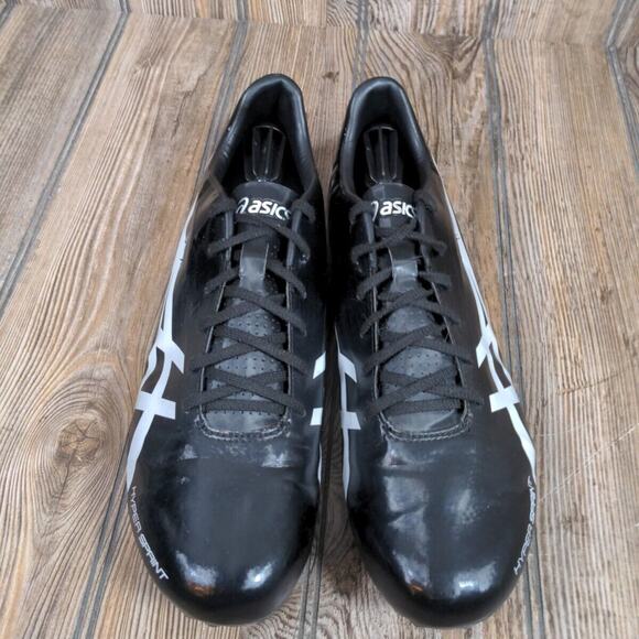 Asics Hyper Sprint 7 Track Field Running Shoes Sneakers Black 1091A015 Men Sz 11 - Picture 3 of 11